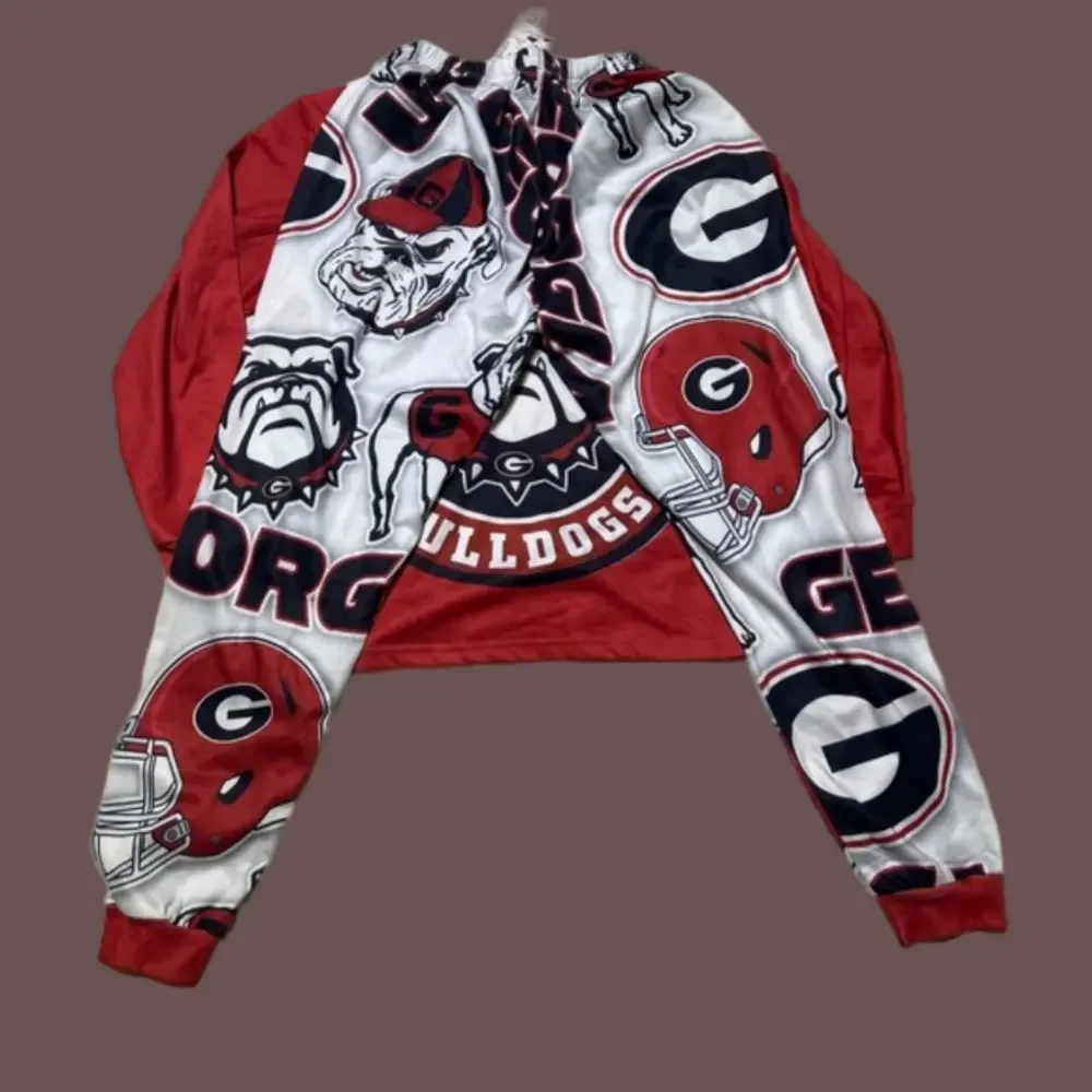 Georgia Bulldogs Youth Football Team Pajamas - Picture 3 of 10